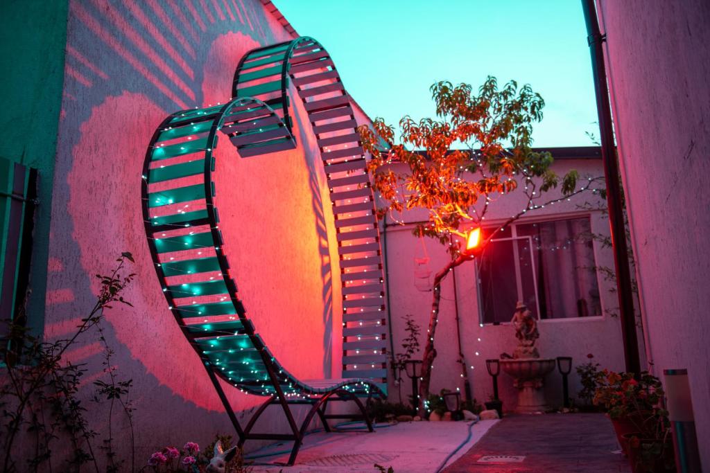 Decor inimă iluminat